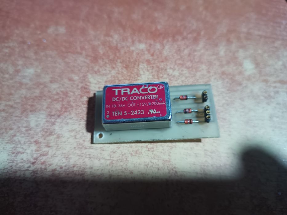 Przetwornica DC/DC TRACO Power TEN 5-2423 24V → ±15V 6W