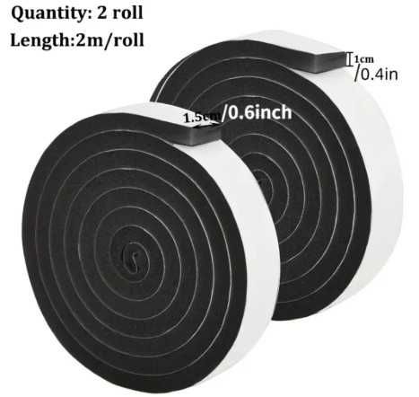 самоклеящаяся вспененная лента для герметизации окон и дверей