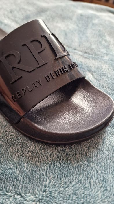 Klapki REPLAY czarne rozm.40