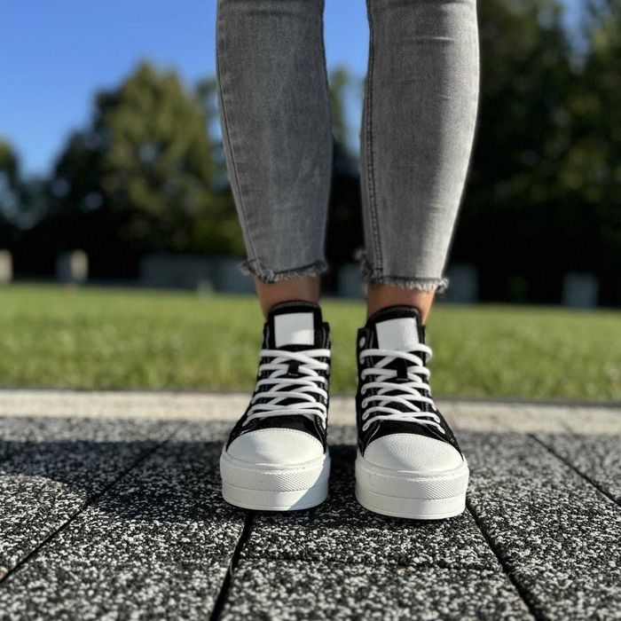 Trampki damskie skóra naturalna polskie nowe R 40