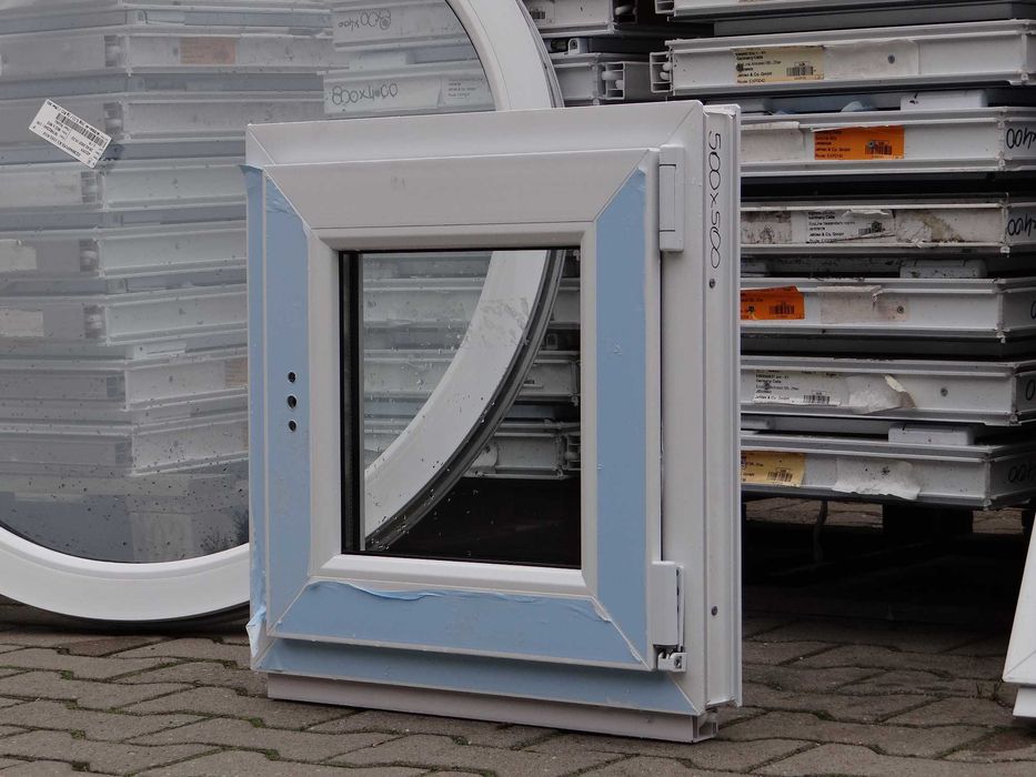 Wysyłka! 500x500 okno PCV - TANIE OKNA SZADEK