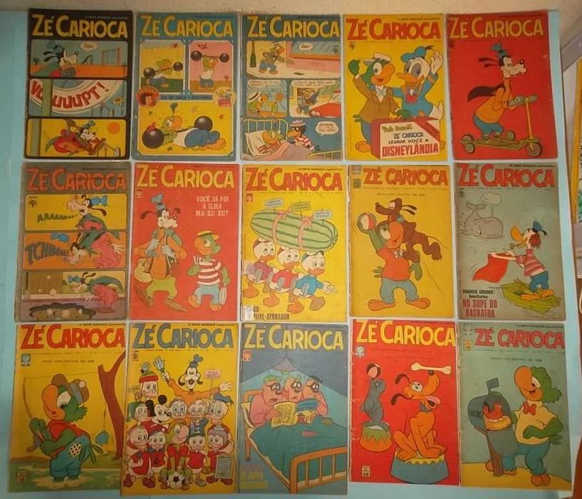 15 Revistas ZÉ CARIOCA , Lote desde o ano de 1962