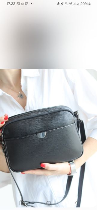 Сумка кросбоді, чорна