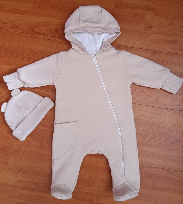 Комбінезон теплий шапка тепла