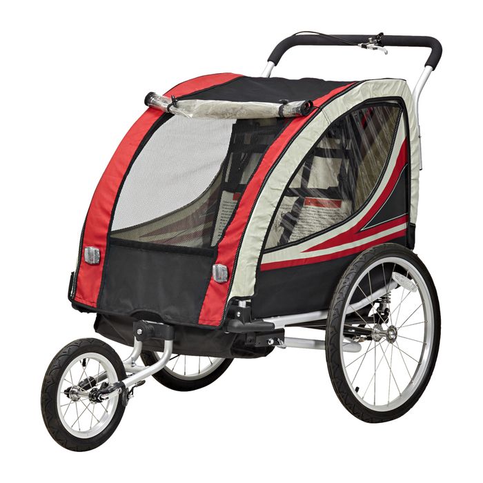 Przyczepka kayoba Jula czerwona 2 osobowa