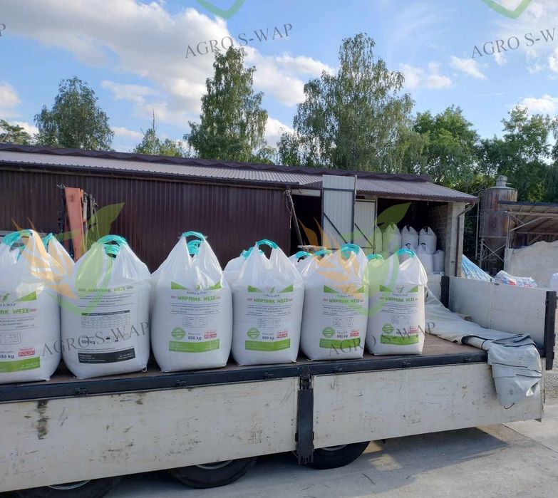 Wapno nawozowe granulowane węglanowe magnezowego czarna kreda PRODUCENT