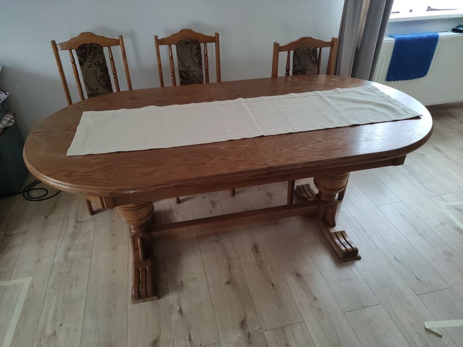 Stół do salonu/jadalni + 6 krzesel gratis!