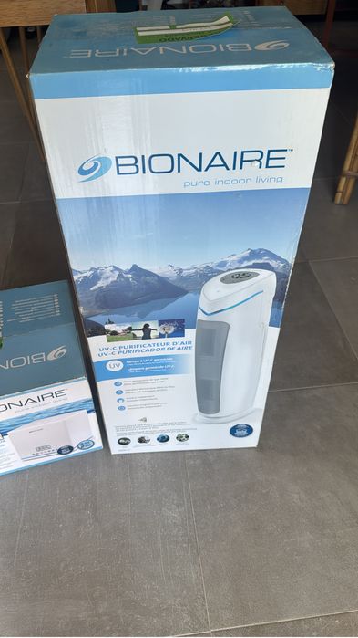 Pack Bionaire Novo: Purificador de Ar UV-C HEPA + Humidificador Digital Ultrassónico (Selados)