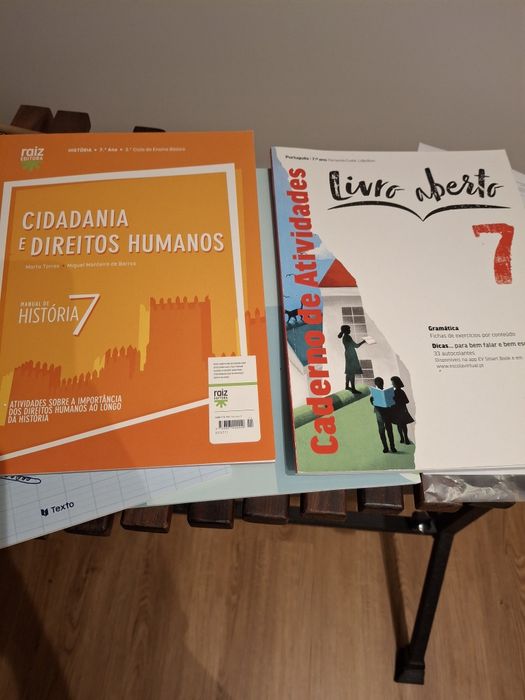 Cadernos de atividades 7 ano