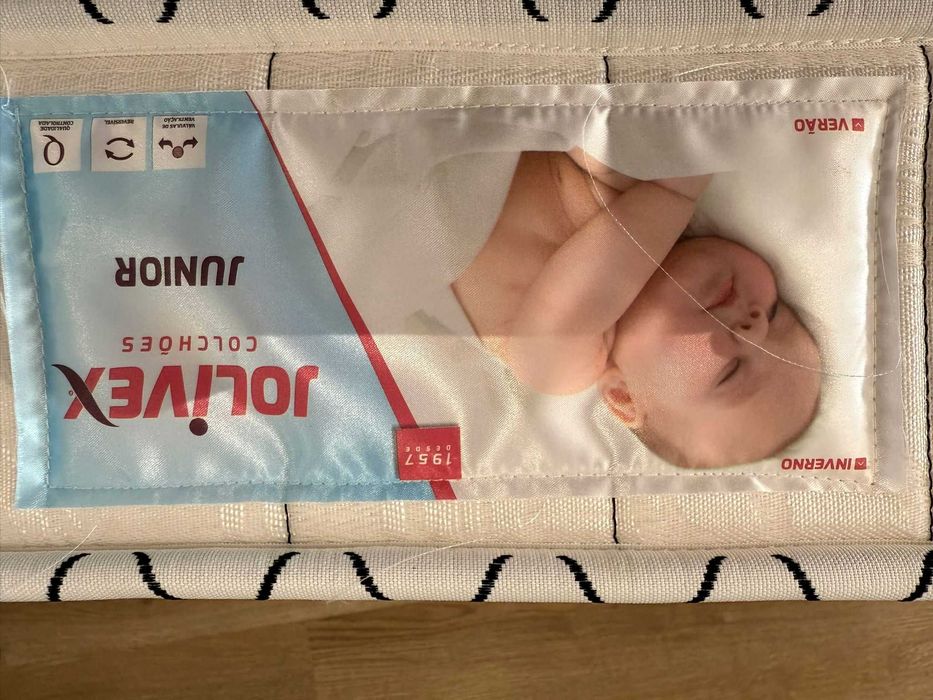 Colchão JOLIVEX Junior, para cama de criança. Medidas: 1,40x0,70m.