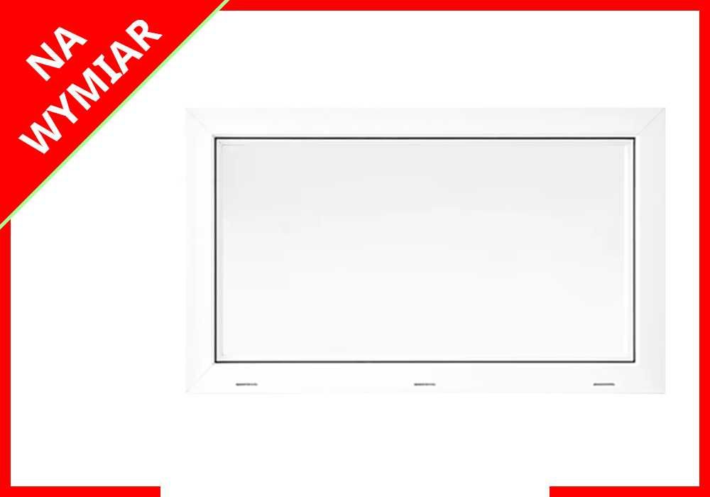 Okno Plastikowe Uchylne Inwentarskie EKO do Piwnicy Garażu - NA WYMIAR