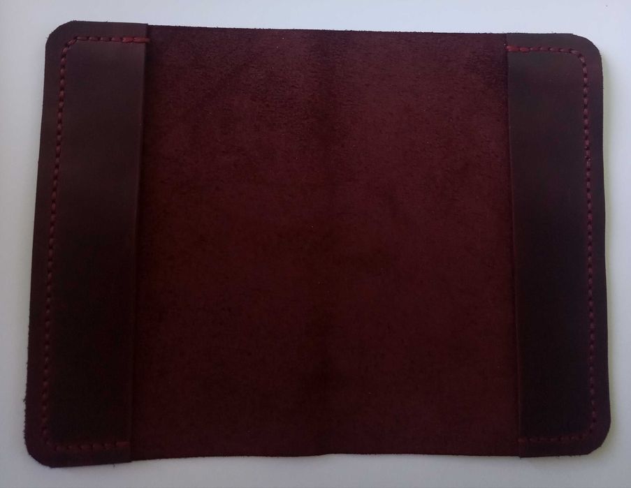 Обложка на паспорт ,чехол для очков из натуральной кожи,ручной работы