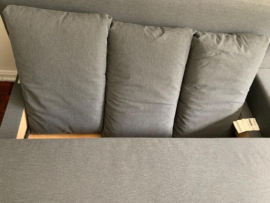 Sofá-cama “ÄLVDALEN”, do ikea, de 3 lugares, com chaise longue