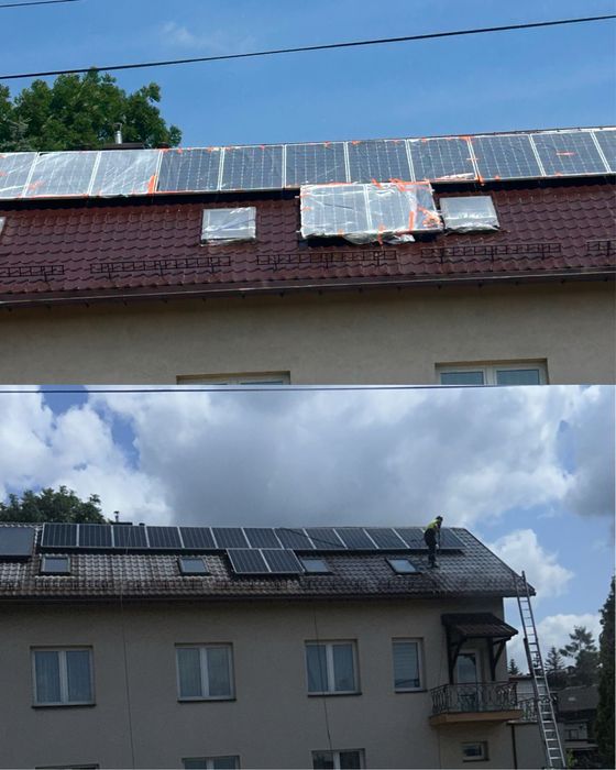 Malowanie dachów i elewacji