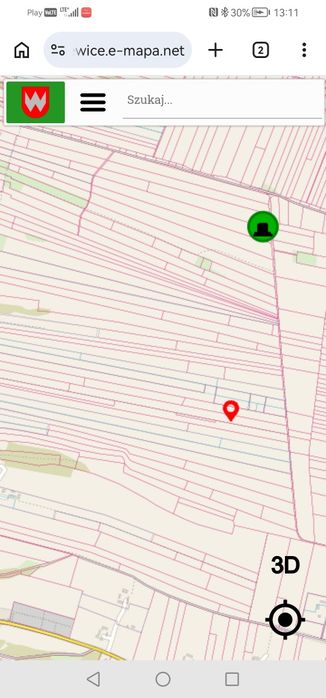 Pole orne 1,02 ha. pole na Krus, ziemia rolna Kiełczewice Dolne gmina Strzyżewice