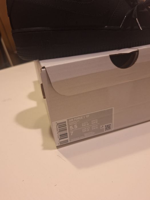 Buty Air Force 1 Czarne Rozmiar 38