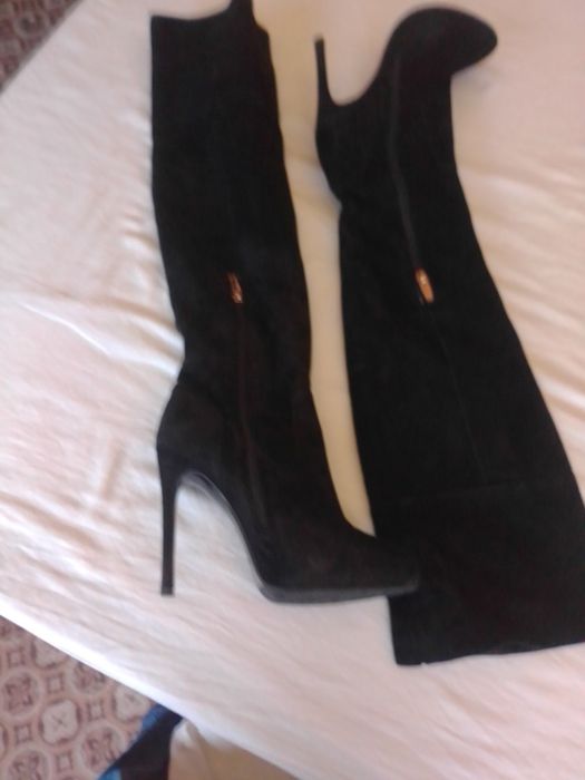 Ботфорды натуральные утепленные,зимние, разм. 38