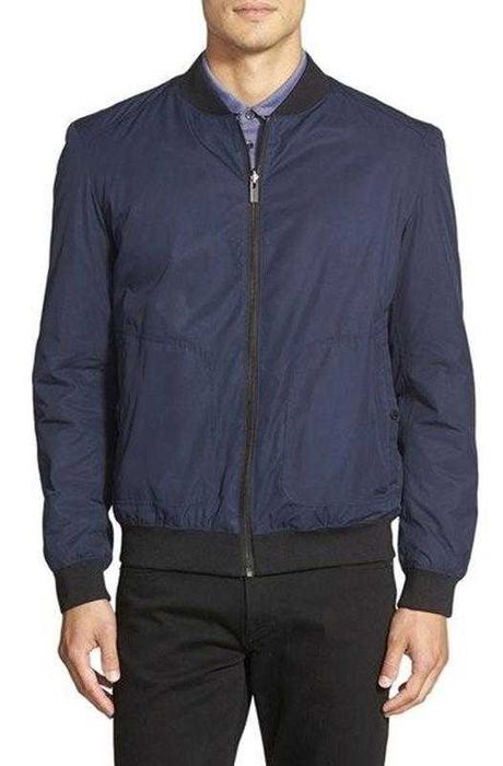 Двостороння куртка-бомбер hugo boss ' bevery 1' navy