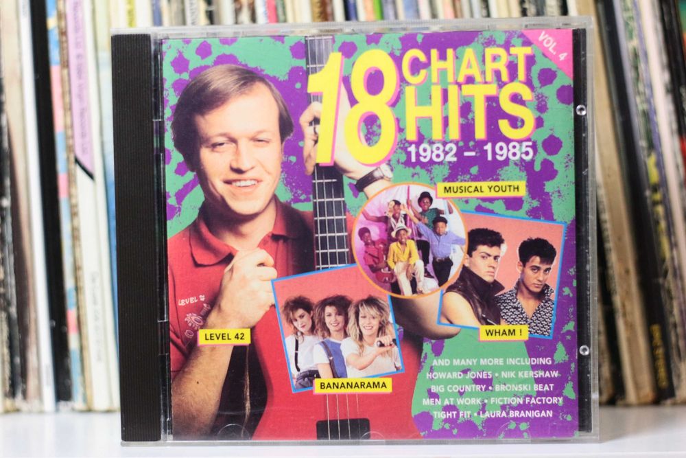 18 Chart Hits – Vol. 4 – CD, UK 1992, Wham!, Bangles, Laura Branigan