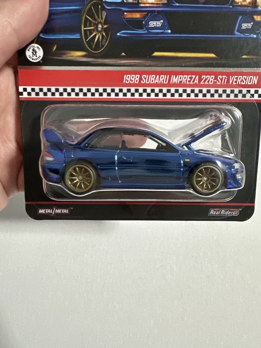 Hot wheels 1998 subaru impreza 22b-sti version red line club rlc