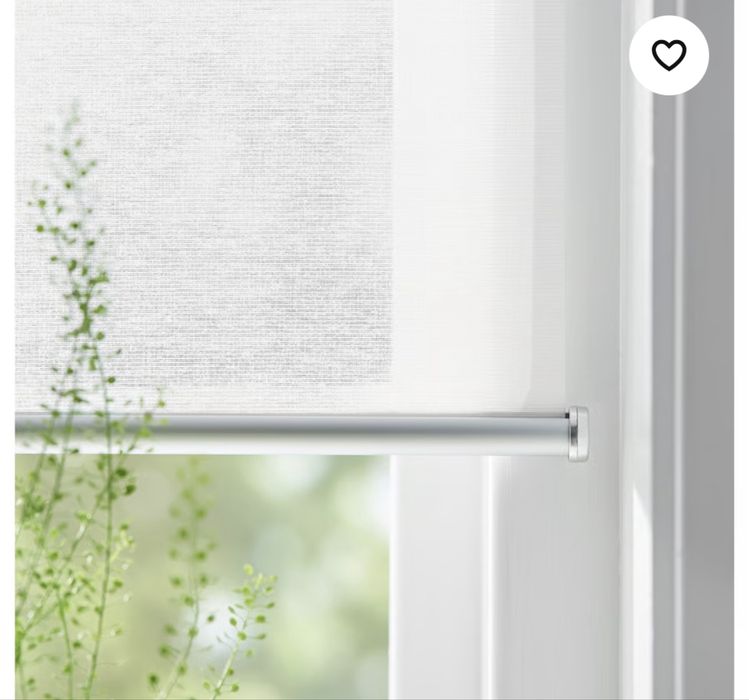 Estore de correr, branco translúcido, 100x195 cm IKEA: SKOGSKLÖVER