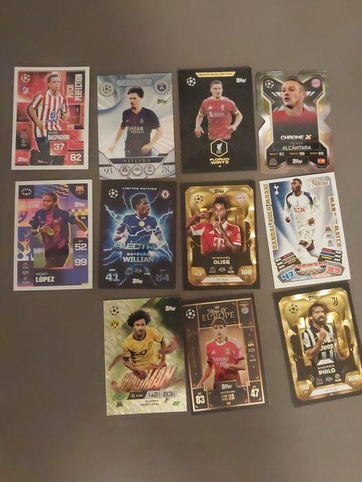 Karty specjalne topps match attax