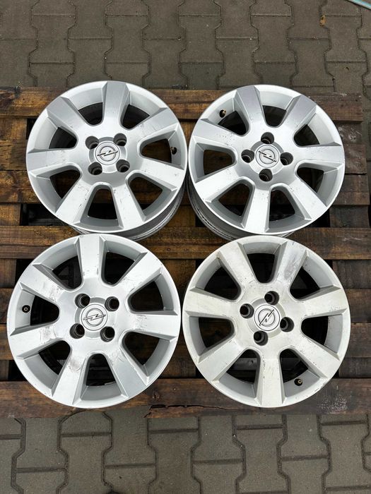 4x100 6j x 15" et43 OPEL OE komplet alufelgi