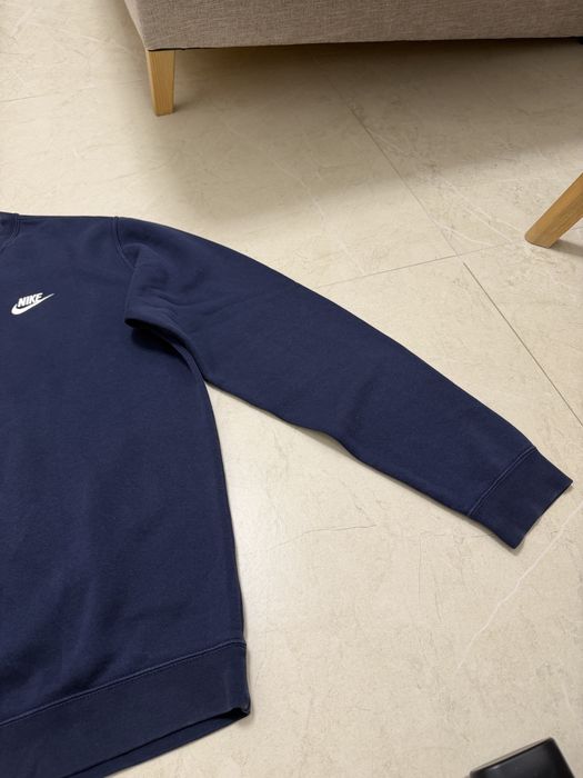 Свитшот Nike на флисе Темно синий (оригинал)
