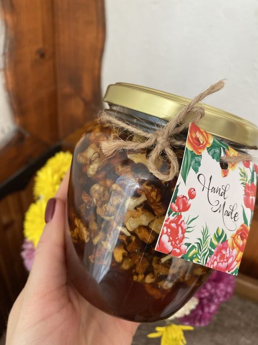 Мед домашній різнотравʼя натуральний карпатський