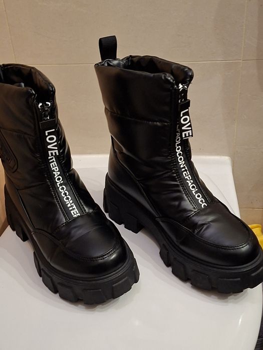 Buty zimowe śniegowce damskie  dziewczęcer. 37/36