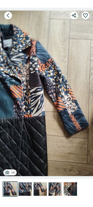 Płaszcz z printem Naoko