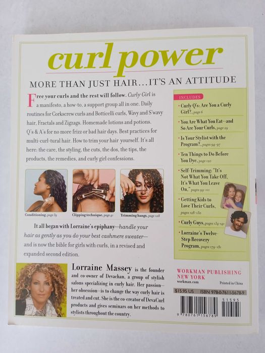 Livro CULRY GIRL METHOD - Lorraine Massey