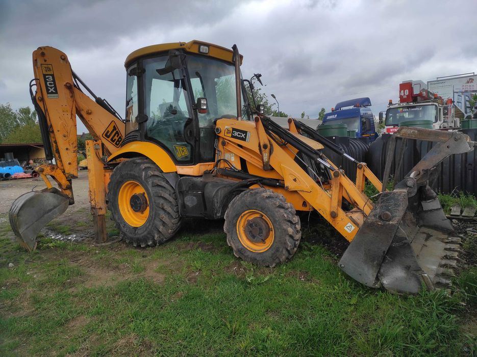Usługi koparka ładowarka JCB 3CX kołowa Liebherr minikoparka Płock
