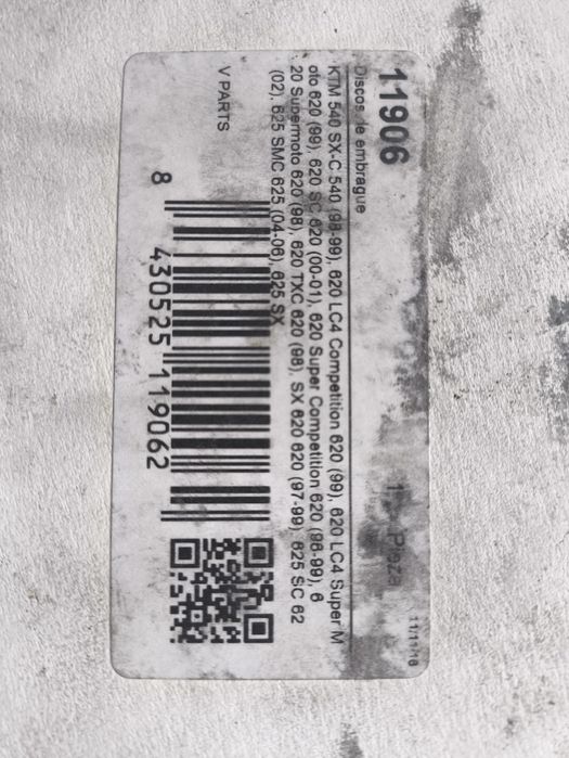 KTM tarcze przekładki sprzęgła lc4