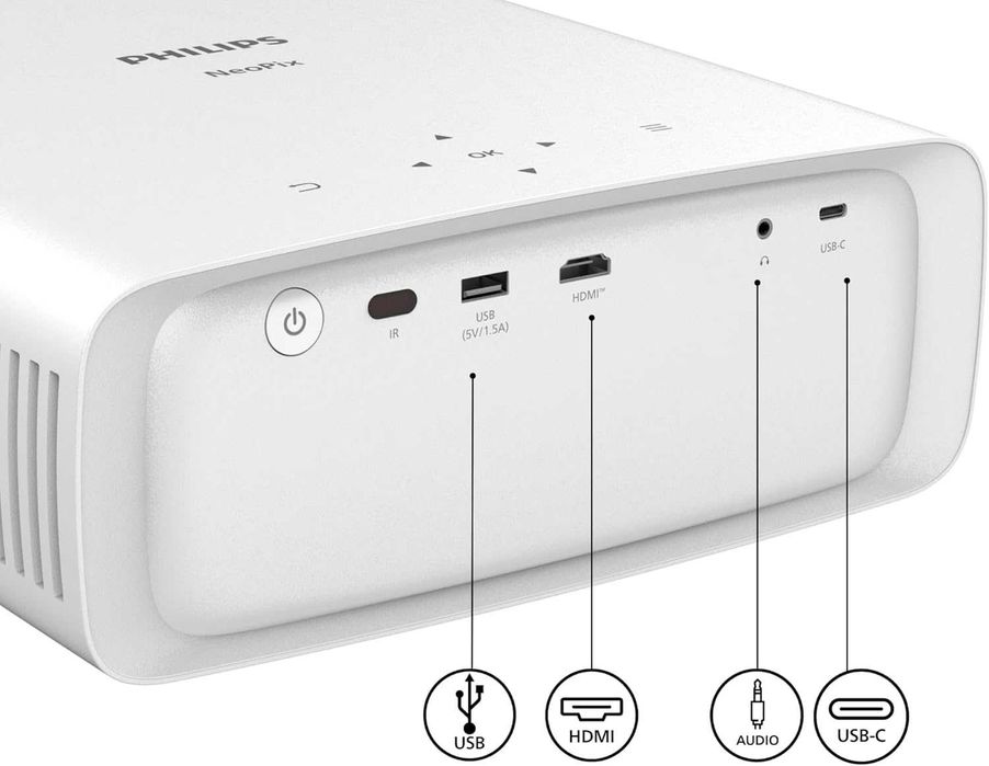 Projetor doméstico PHILIPS NeoPix 550 Smart (NOVO, NA CAIXA)