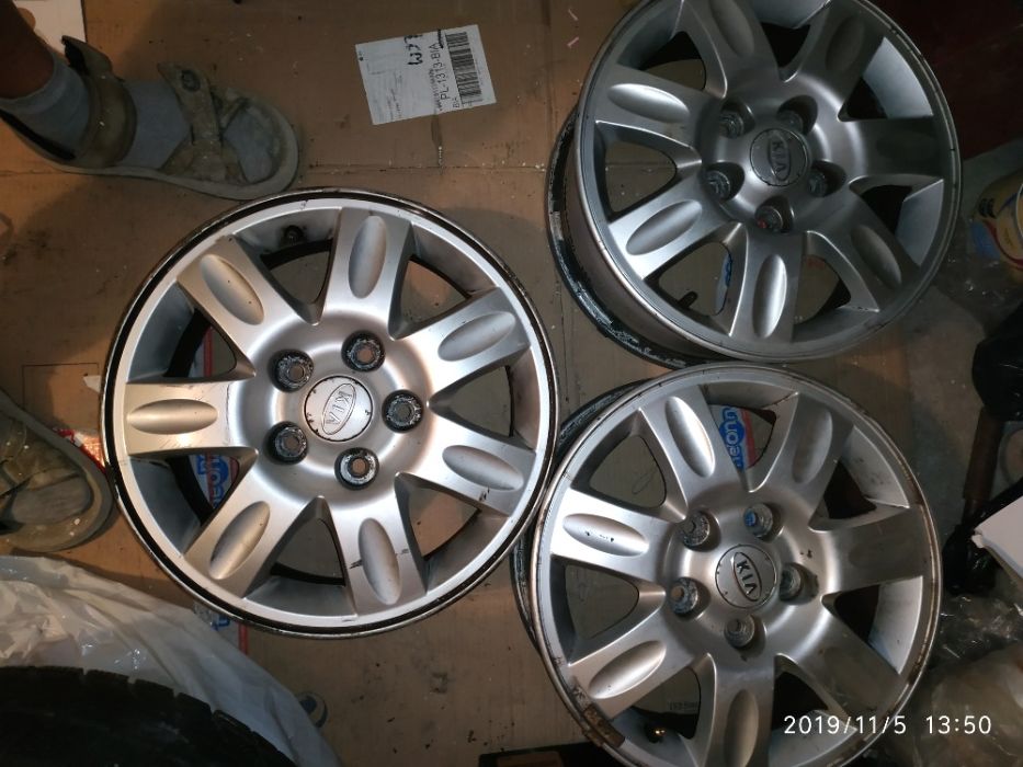 Alufelgi Kia Carens 3 06-12 oryginalne, komplet, 15.