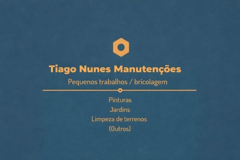 Jardineiro, Pinturas, Limpezas terrenos