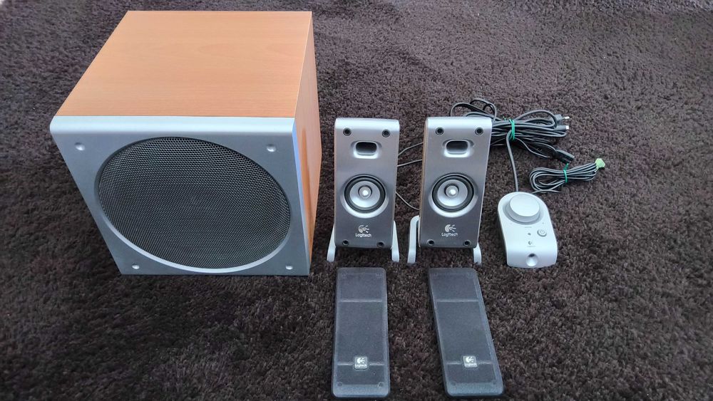 Logitech Z3 Głośniki stereo + Subwoofer, jak nowe