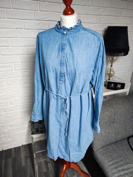 Jeansowa tunika h&m mama