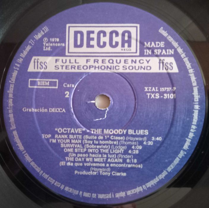 Moody Blues - - - - - Octave - - - - - LP