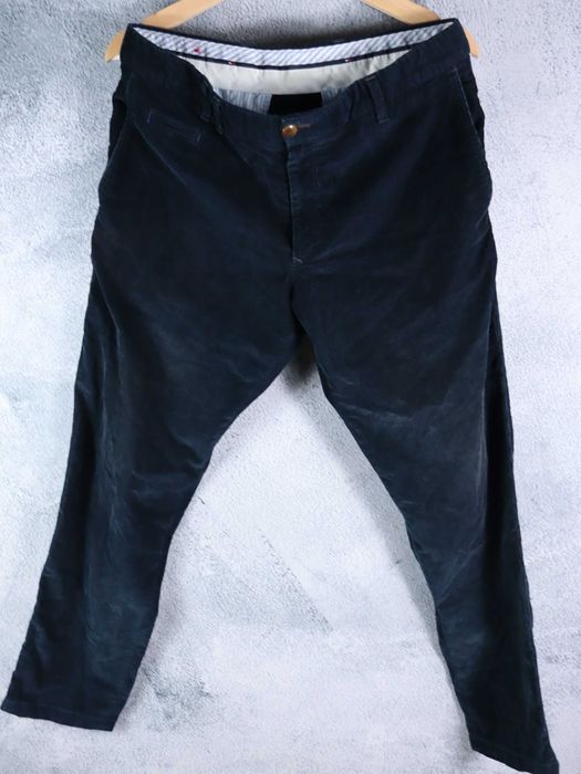 Tommy Hilfiger pima cotton premium spodnie męskie sztruksy slim fit 32