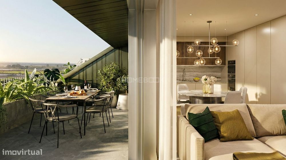 Apartamento T2 Duplex Moderno nas Agras do Norte, Aveiro – Terraços, E