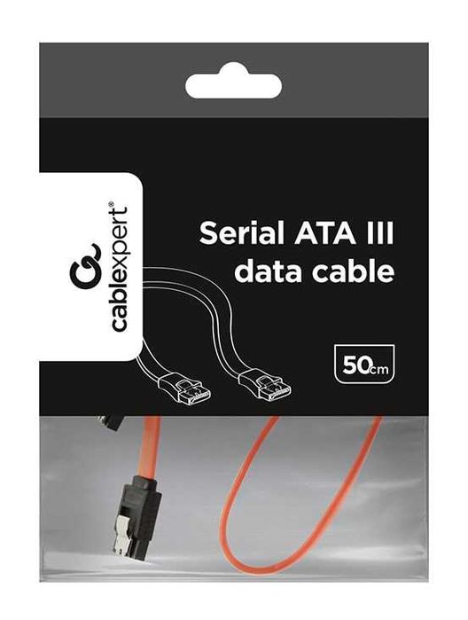 Gembird SATA III 50cm czerwony (CC-SATAM-DATA)