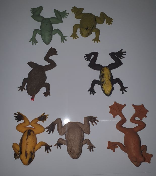 Deagostini kolekcja żab 7szt