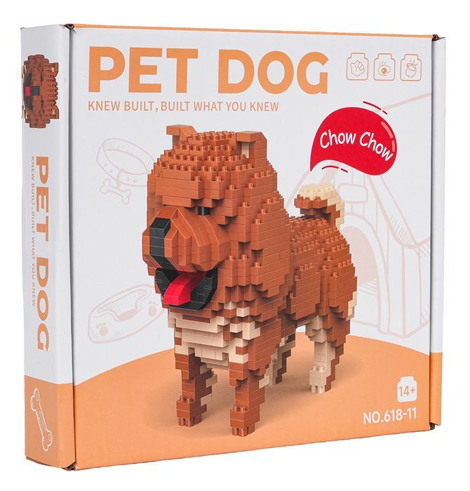 Zestaw Klocków 800El. Chow Chow