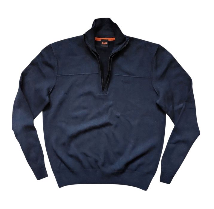 Hugo Boss wełniany sweter/kardigan męski r. M