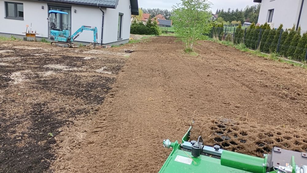 Usługa glebogryzarką separacyjną