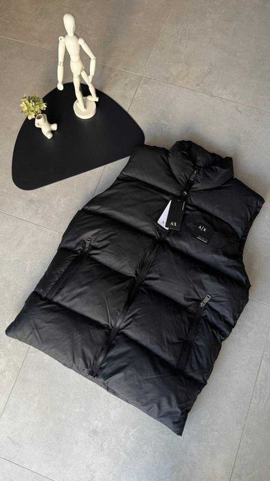 Чоловіча мужская Безрукавка жилетка  ARMANI EXCHANGE Black