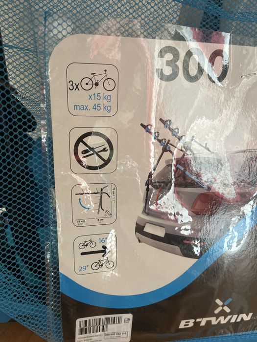 Bagażnik samochodowy na rower Btwin 300