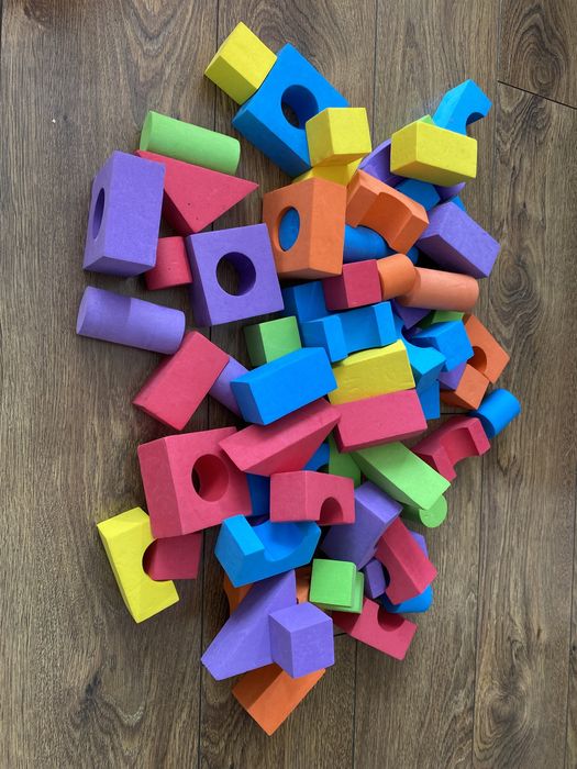 Klocki piankowe 70 elementów